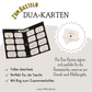 Dua-Karten mit Bittgebeten für die Umrah-Reise