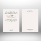 Set Floral - Eid-Grußkarte mit Umschlag