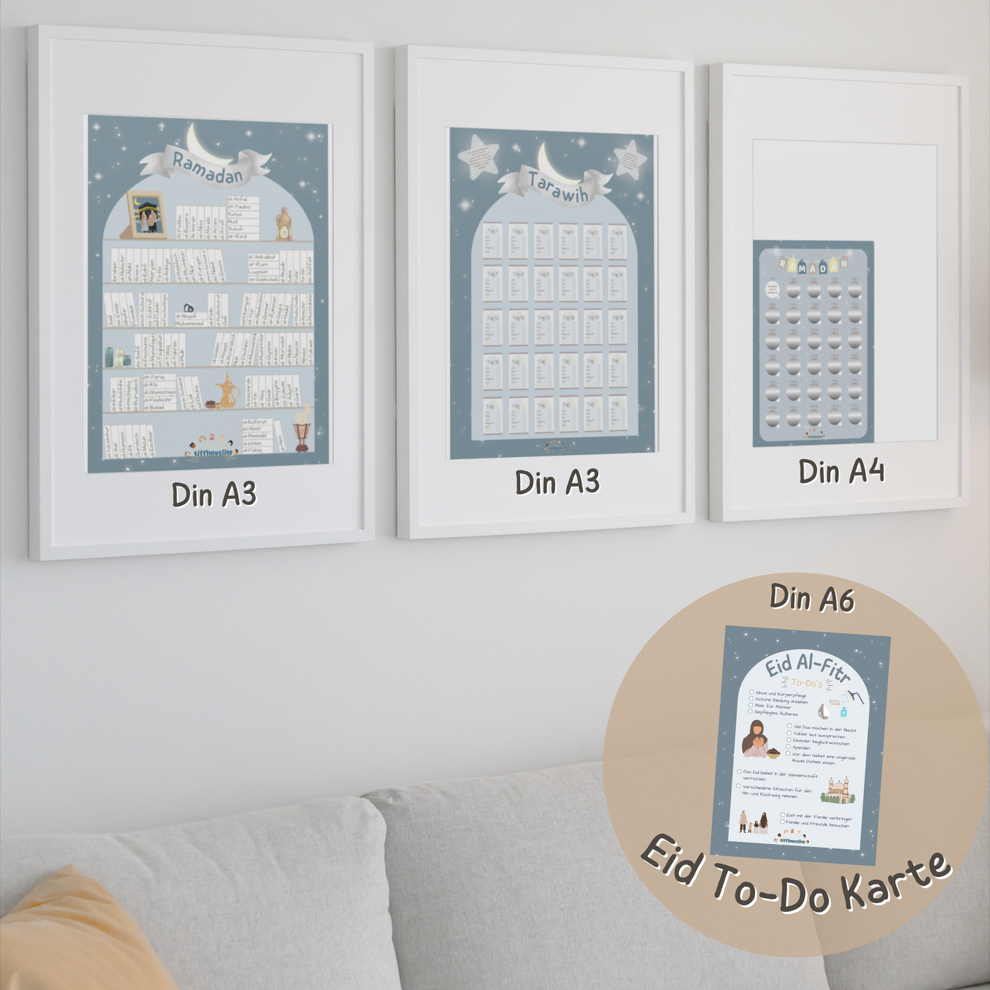 Ramadan Challenge - Poster Set