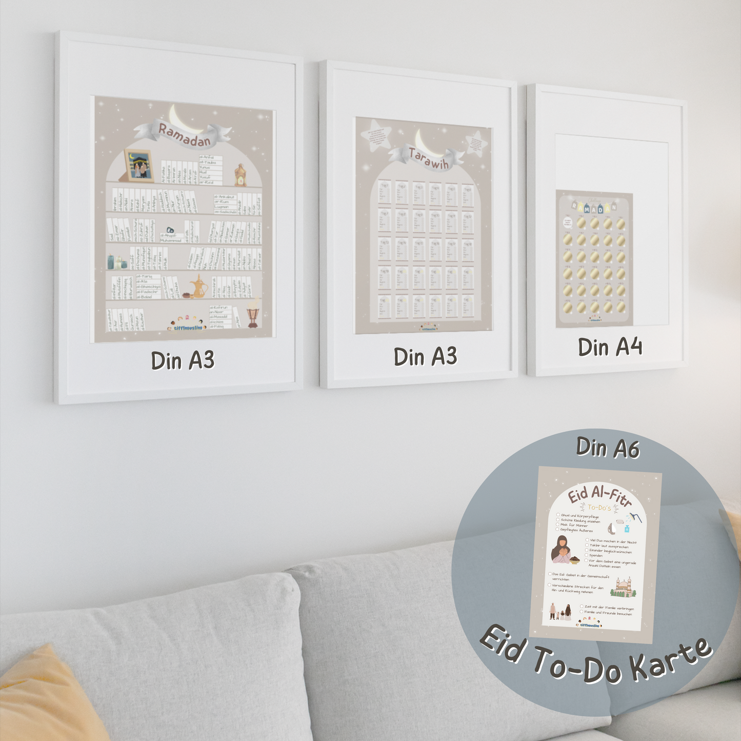 Ramadan Challenge - Poster Set